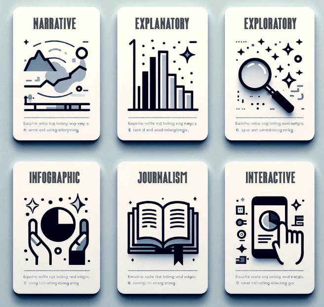 different types of data storytelling